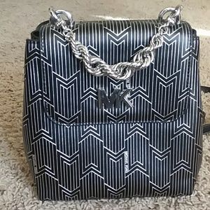 Michael Kors Mott Metallic Chain Bag Backpack